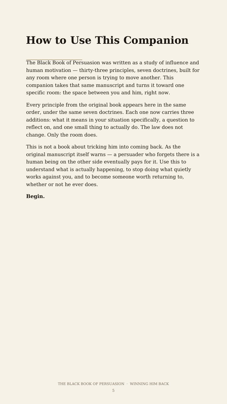 Preview page: How to Use This Companion, illustrated edition